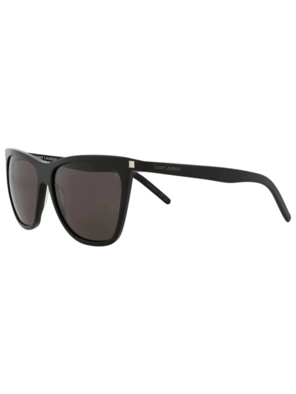 New Saint Laurent Women's Sunglasses Cat Eye Acetate Frame Black Black Black